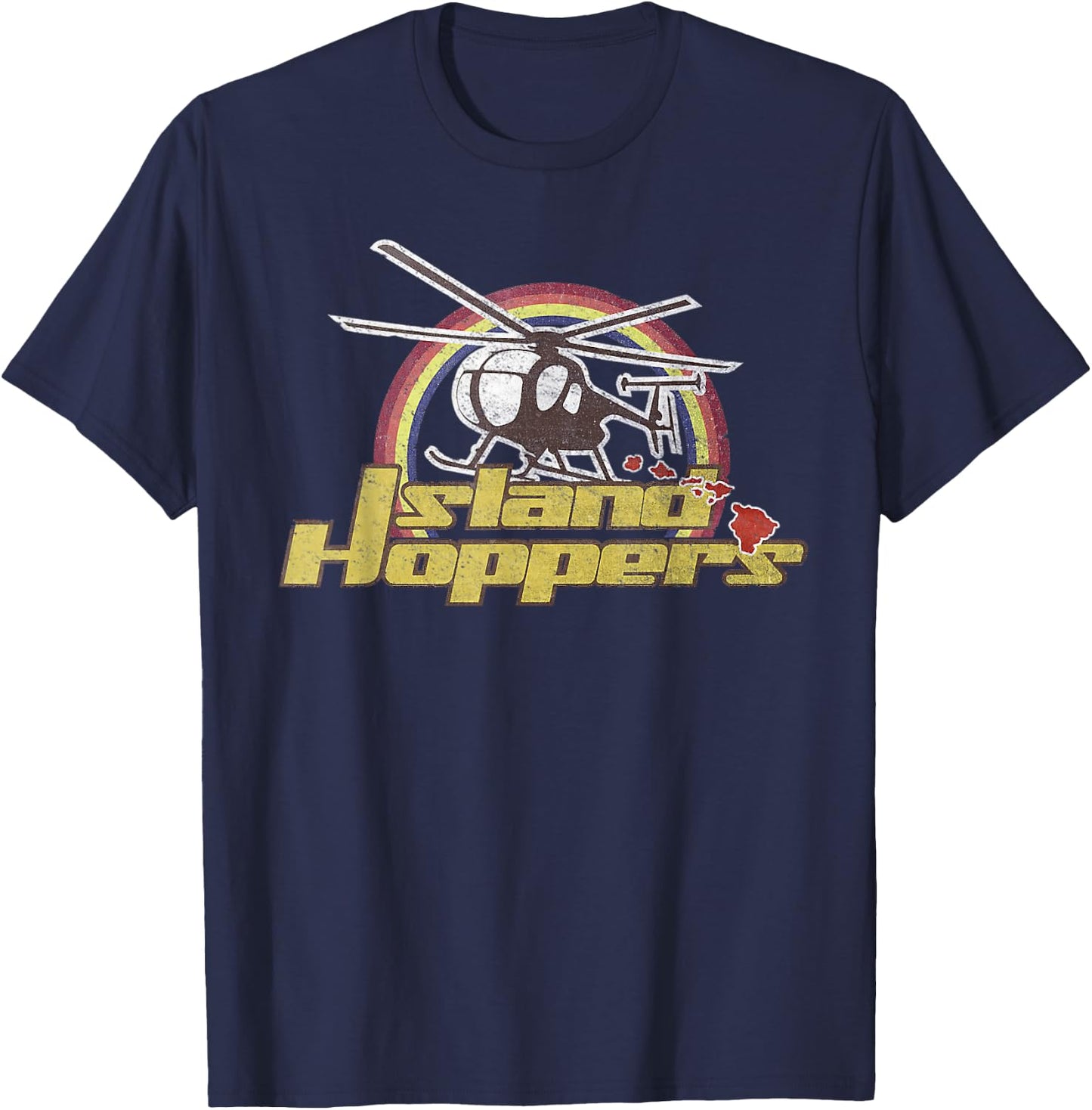 Magnum Island Retro Hoppers T-Shirt - T-Shirt | Navy