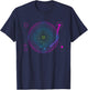 Space DJ Product - Solar System Retro Turntable EDM 3 T-Shirt - T-Shirt | Navy