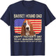 Basset Hound Dad Happy Fathers Day To My Amazing Daddy Dog Women T-Shirt - T-Shirt | Navy