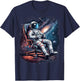 Space Astronaut Gaming System Planets Astronaut Gamer T-Shirt - T-Shirt | Navy