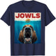 Graphic Jowls Bloodhound Dogs Awesome Animal Costume Humor T-Shirt - T-Shirt | Navy