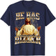 He Has Rizzen Jesus T-Shirt - T-Shirt | Navy