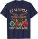 It Is Well With My Soul Dragonfly Floral Boho Christian God T-Shirt - T-Shirt | Navy