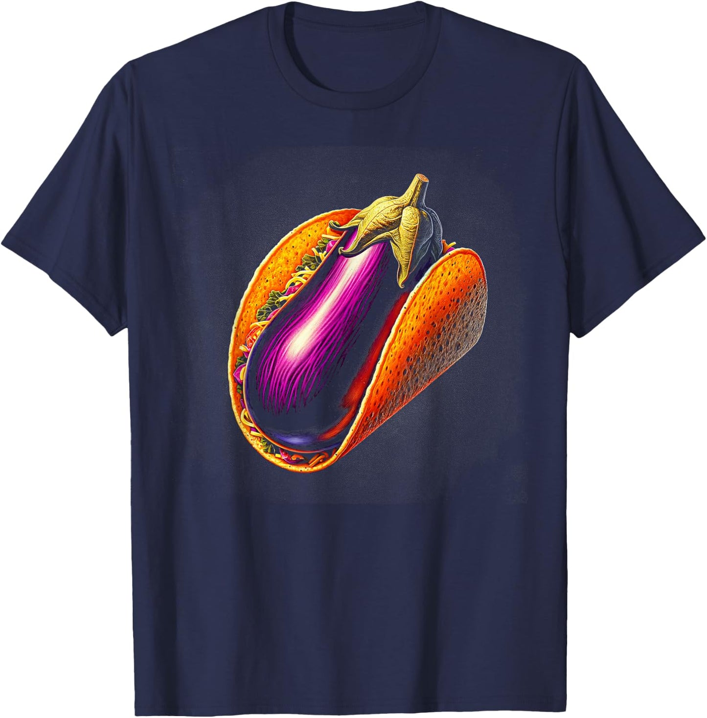Eggplant Taco T-Shirt - T-Shirt | Navy