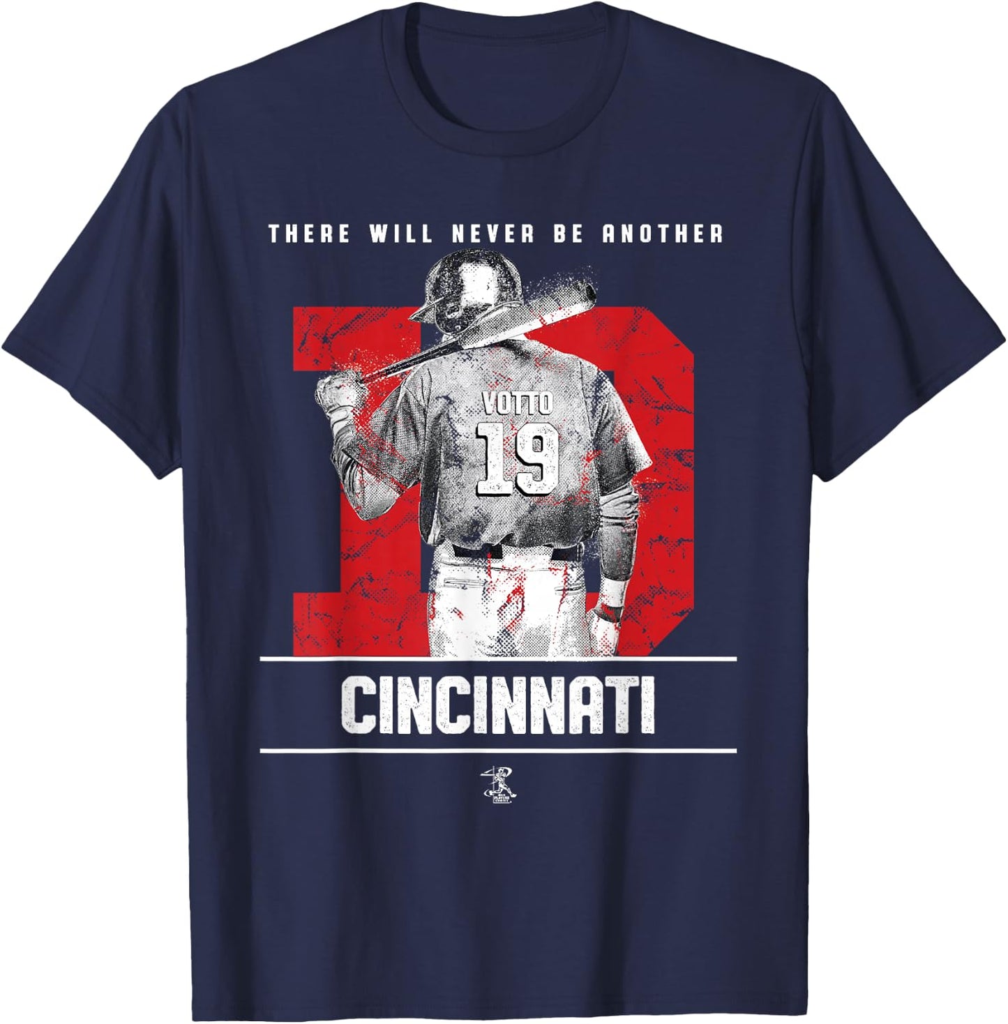 Joey Votto - There Will Never Be Another - Apparel T-Shirt - T-Shirt | Navy