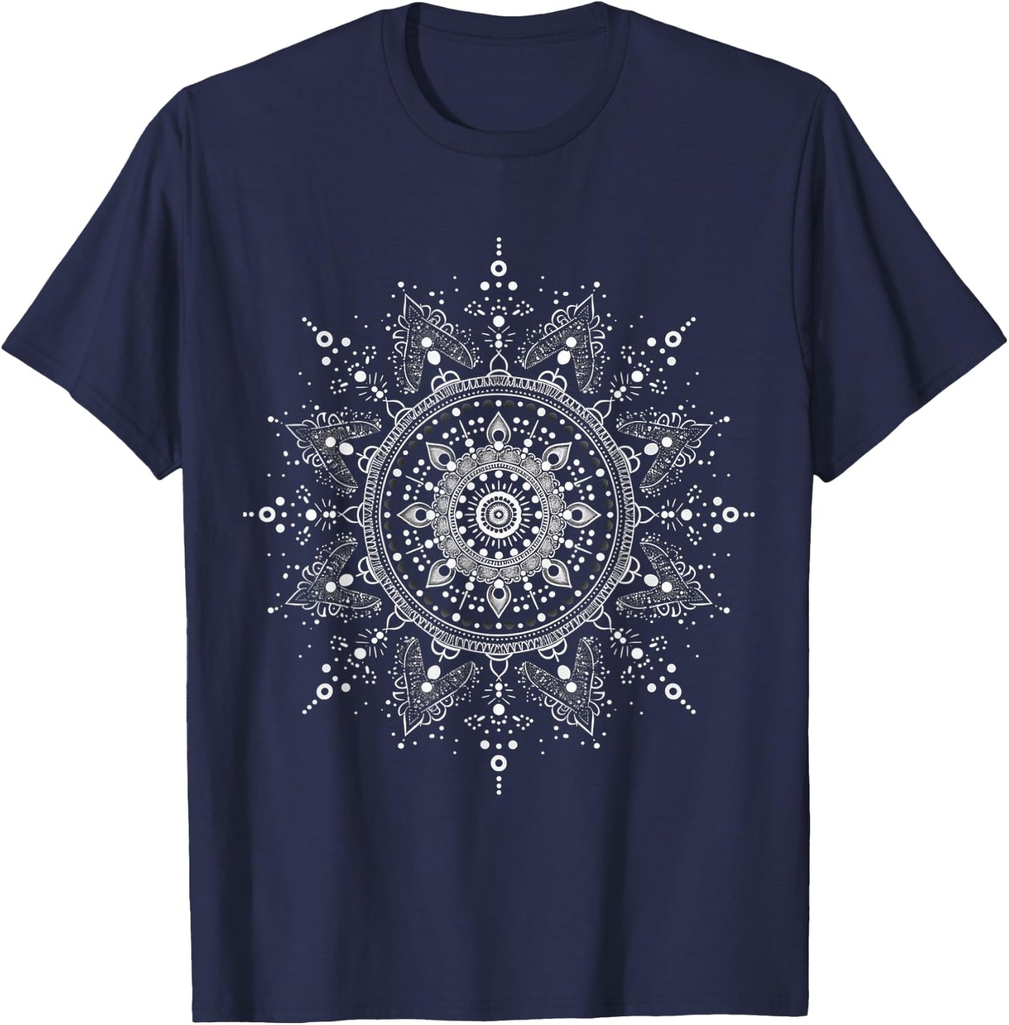 Bohemian Mandala T-Shirt - T-Shirt | Navy