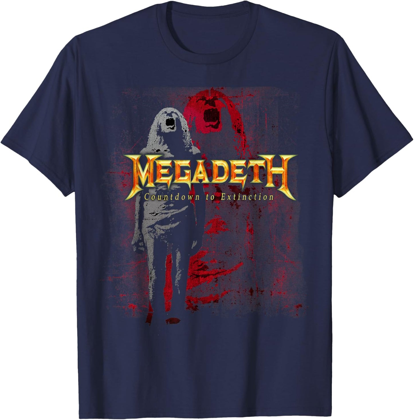 Megadeth - Countdown to Extinction T-Shirt - T-Shirt | Navy