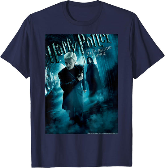 Harry Potter Half-Blood Prince Draco And Snape Poster T-Shirt - T-Shirt | Navy