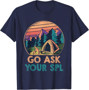 Go ask your SPL Funny Scout T-Shirt - T-Shirt | Navy