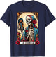 La Chancla Flip Flop Card Funny Mexican Mom Tarot Card T-Shirt - T-Shirt | Navy