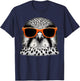 Cool Kestrel Bird Wearing Sunglasses Graphic Art T-Shirt - T-Shirt | Navy