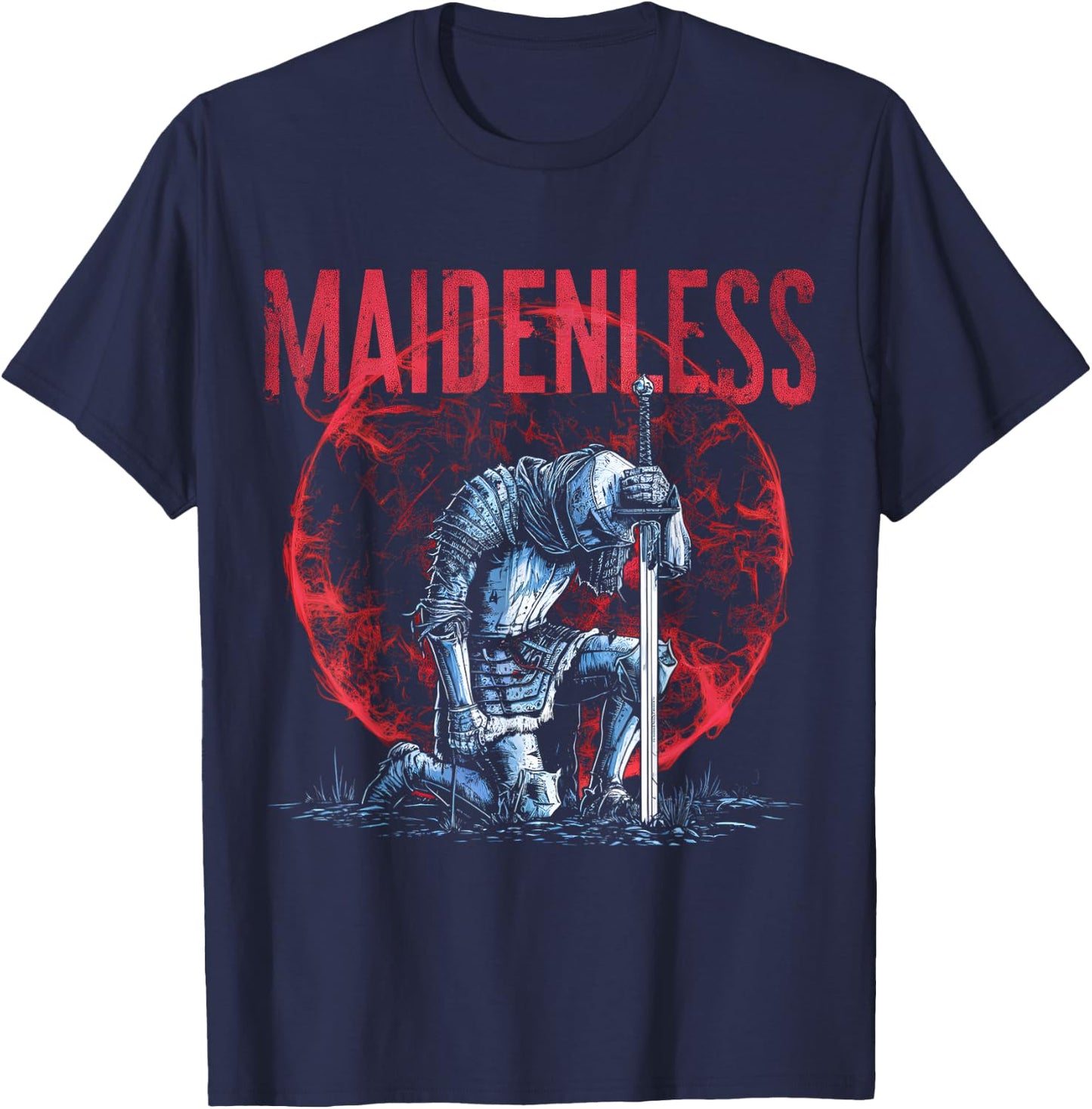 Maidenless Elden RPG Gamer T-Shirt - T-Shirt | Navy