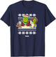 Shrek And Fiona Ugly Sweater T-Shirt - T-Shirt | Navy