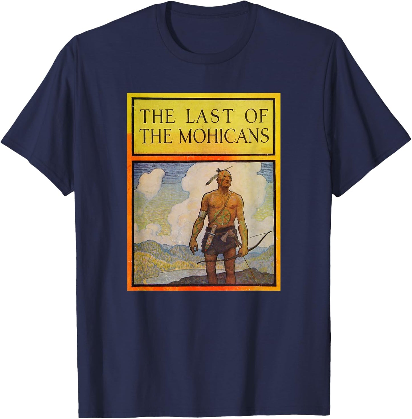 The Last of The Mohicans (1919) T-Shirt - T-Shirt | Navy