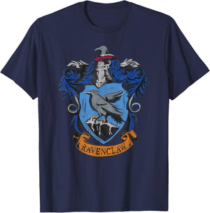 Harry Potter Drawn Ravenclaw Crest T-Shirt - T-Shirt | Navy