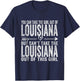 Girl Out of Louisiana Hometown Home Louisiana T-Shirt - T-Shirt | Navy