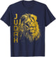 Lion Of Judah Hebrew Israelite Christian Jewish African YHWH T-Shirt - T-Shirt | Navy