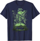 Universal Monsters Creature from The Black Lagoon Illusion T-Shirt - T-Shirt | Navy