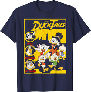 Disney DuckTales Comic Book Cover Small T-Shirt - T-Shirt | Navy