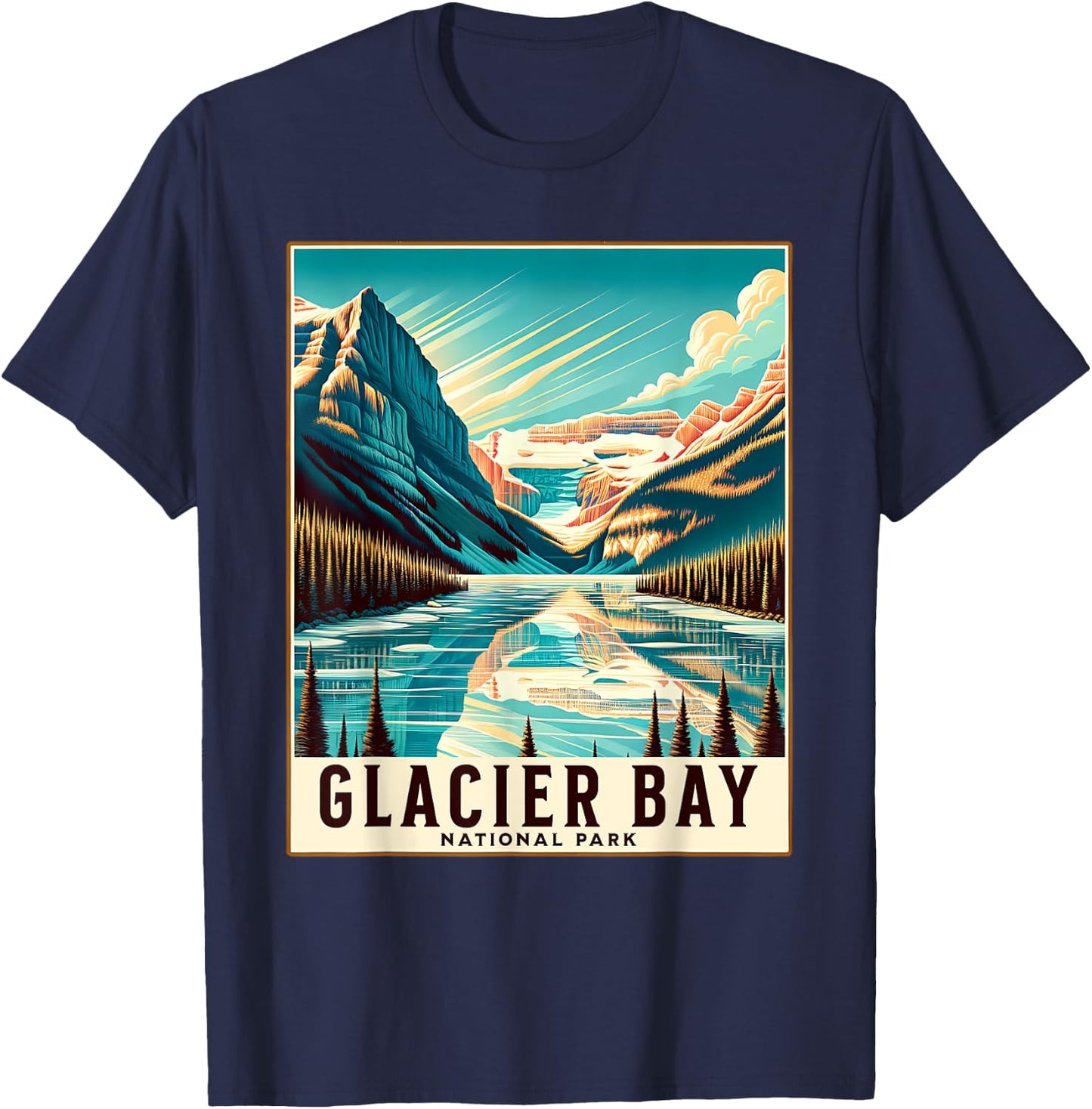 Glacier Bay National Park T-Shirt - T-Shirt | Navy