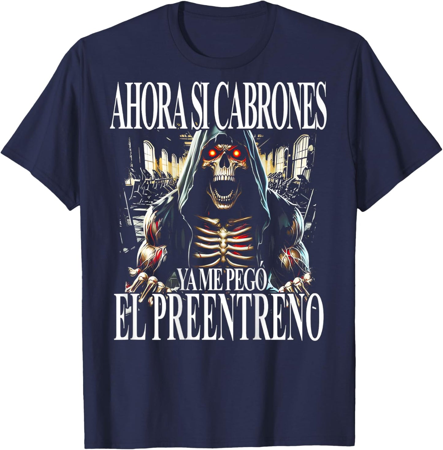 Frases Chidas Funny Mexicans Sarcasm Skull Sayings Mexico T-Shirt - T-Shirt | Navy