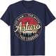 Arturo The Man The Myth The Legend Personalized Name T-Shirt - T-Shirt | Navy