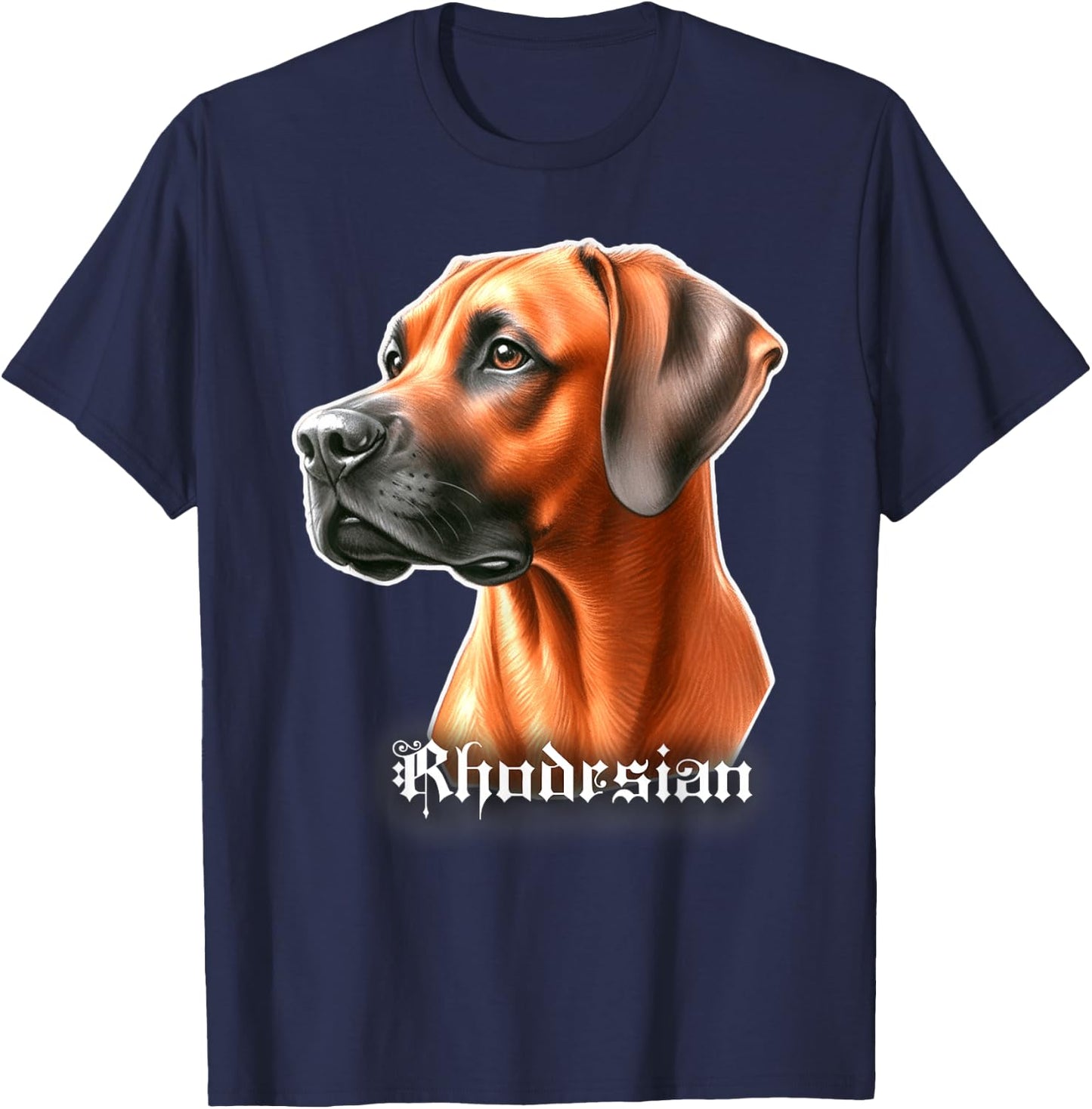 Rhodesian Ridgeback Dog T-Shirt - T-Shirt | Navy