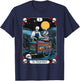 Gothic Tarot El Taquero Skeleton Taco Chef T-Shirt - T-Shirt | Navy
