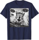 Funny Alien Squirrel Selfie With Tin Foil Hat UFO Encounter T-Shirt - T-Shirt | Navy