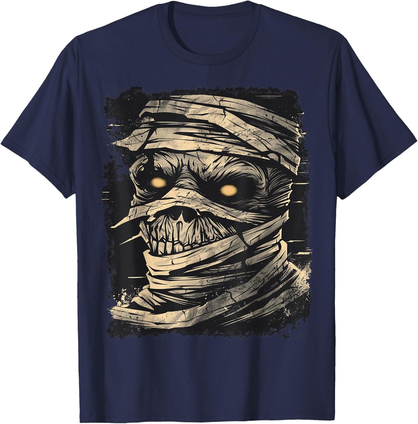 Classic Mummy Halloween Costume Men Women T-Shirt - T-Shirt | Navy