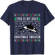Santa xmas orca lover This is my Orca ugly christmas sweater T-Shirt - T-Shirt | Navy