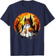 Cute Ghost Drinking Coffee Halloween Ghost Ice Coffee T-Shirt - T-Shirt | Navy