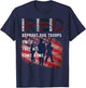 On Friday We Wear Red Friday Military Support troops US Flag T-Shirt - T-Shirt | Navy