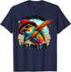 Weekend Hooker Colorful Fishing Funny Fishing T-Shirt - T-Shirt | Navy