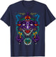 Colorful Witch Doctor | Psychedelic Shaman | Medicine Men T-Shirt - T-Shirt | Navy
