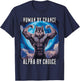 Wolf Human By Chance Alpha By Choice T-Shirt - T-Shirt | Navy