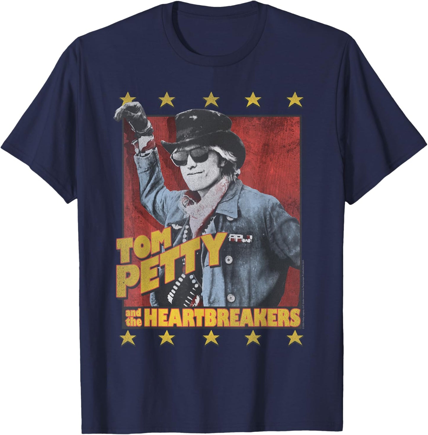 Tom Petty Change of Heart T-Shirt - T-Shirt | Navy