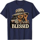 Blessed Black Cowgirl Western Swag African Christian Woman T-Shirt - T-Shirt | Navy