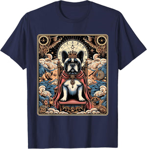 French Bulldog tarot card Women T-Shirt - T-Shirt | Navy