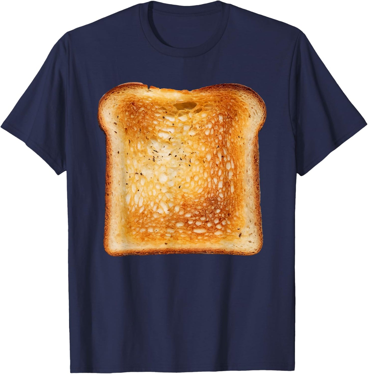 Toast Bread Shirt Adult Kids Men Women Toast Bread Costume T-Shirt - T-Shirt | Navy