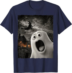 Funny Boo Ghost Witch Halloween Costume T-Shirt - T-Shirt | Navy
