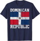 Dominican Republic Flag National Pride Roots Country Family Small T-Shirt - T-Shirt | Navy