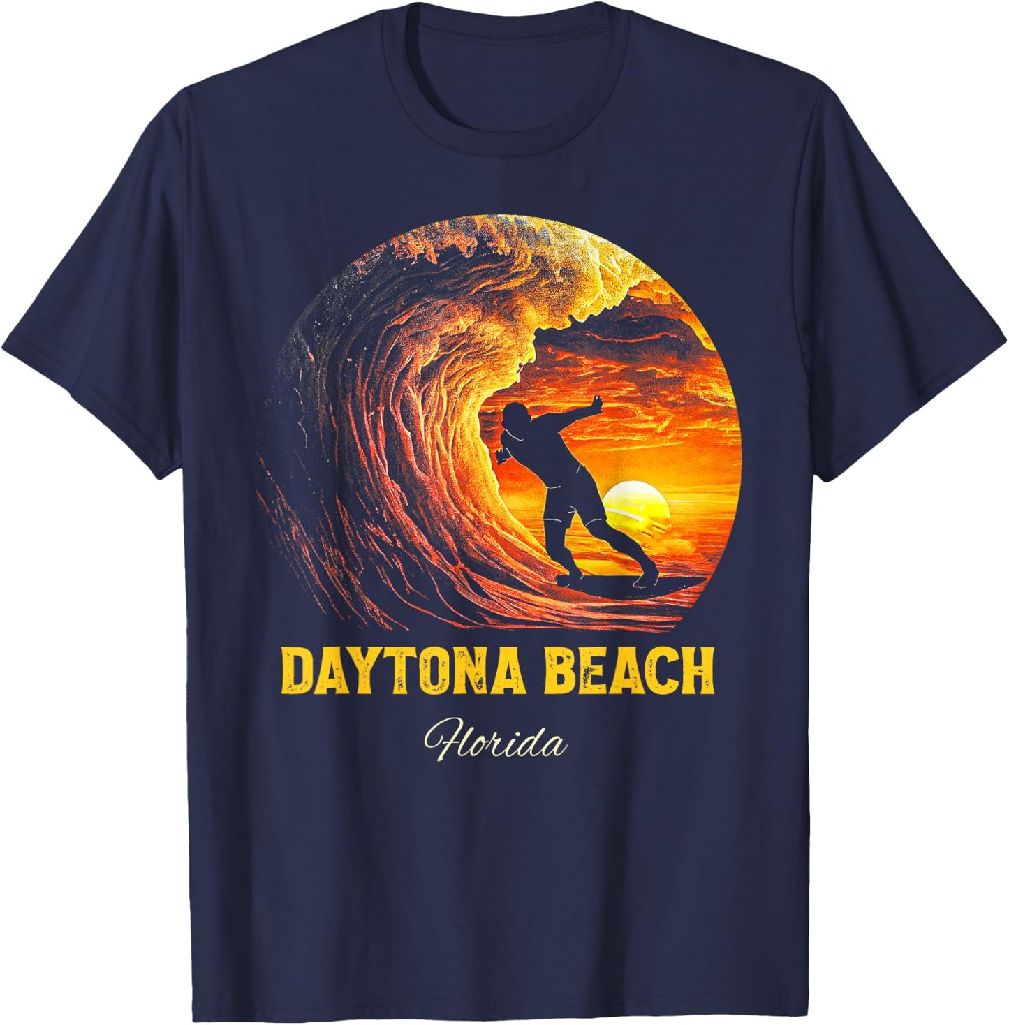 Daytona Beach Florida T-Shirt - T-Shirt | Navy