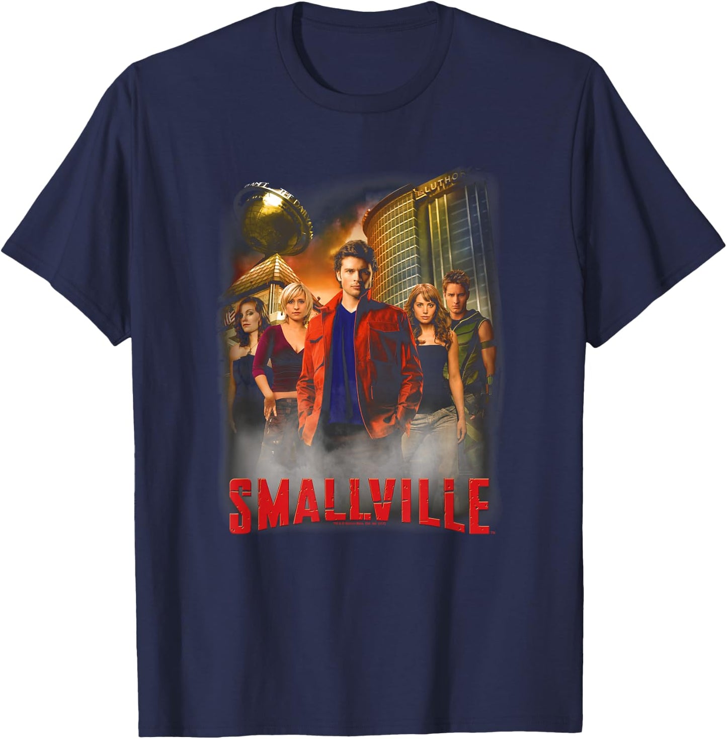 Smallville The Cast T-Shirt - T-Shirt | Navy