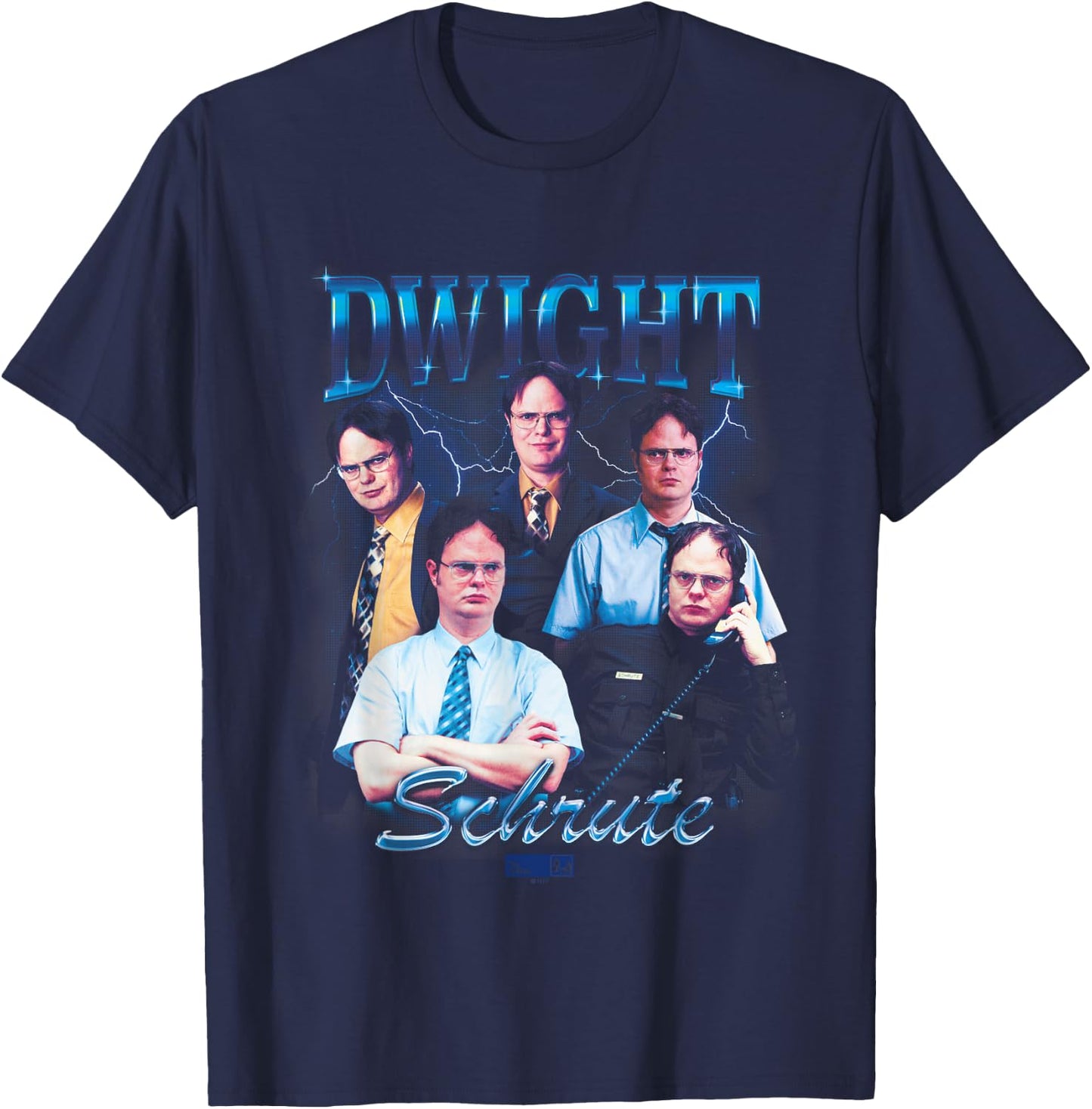 NBC The Office Dwight Schrute Heartthrob - Officially Licensed , Small, Black T-Shirt - T-Shirt | Navy