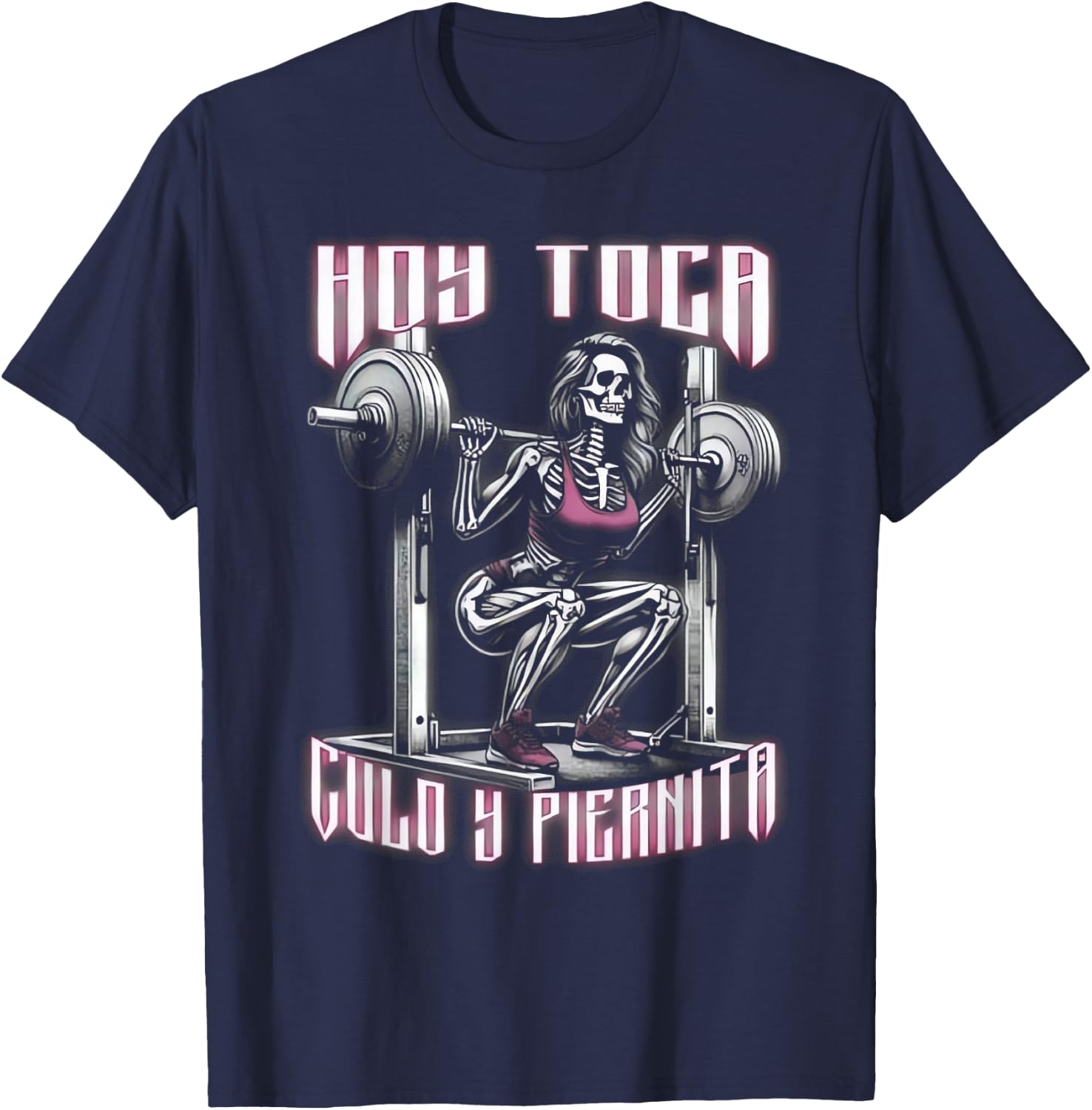 Hoy Toca Pierna Hoy Toca Pierna. Funny Spanish Slang T-Shirt - T-Shirt | Navy