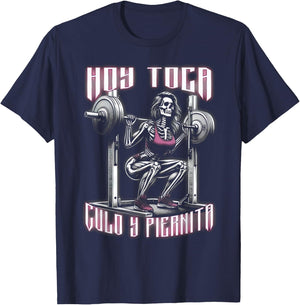 Hoy Toca Pierna Hoy Toca Pierna. Funny Spanish Slang T-Shirt - T-Shirt | Navy