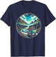 Classic Van Adventure in Scenic Mountains T-Shirt - T-Shirt | Navy
