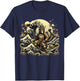 Monkey King Chinese Mythology Sun Wukong Monkey God T-Shirt - T-Shirt | Navy