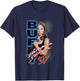 Buffy The Vampire Slayer Vintage '97 Split Buffy Portrait T-Shirt - T-Shirt | Navy